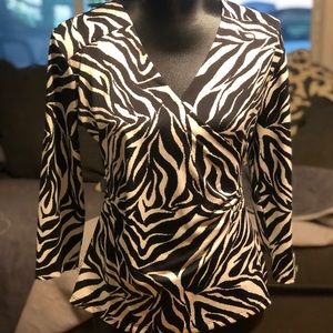 Zane’s print blouse